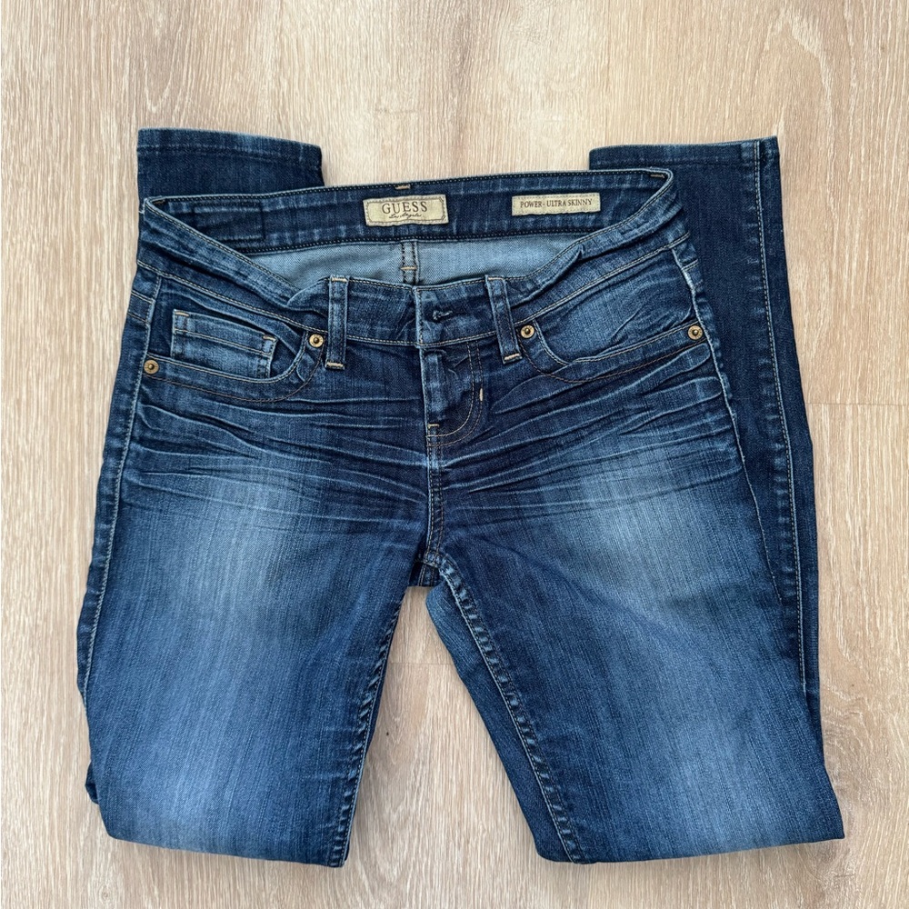 Guess Women's Dark Blue Skinny Jeans